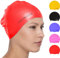 AqtivAqua Cuffia Piscina Donna, Cuffia Piscina Uomo Cuffia Nuoto per Adulti e Bambino Bambina Professionale Cuffie in Silicone Impermeabile al 100% (Rosso)