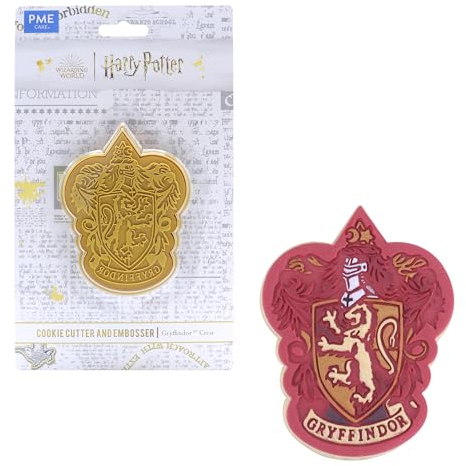 PME HPH412 Harry Potter Tagliabiscotti ad Impressione, Stemma Gryffindor, Plastic