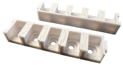 eXODA 10x Halterung für 2er Wago Klemmen Typ 221-412 Befestigungsadapter Weiß Steckbar für 3-polige und 5-polige Halter max 4mm2 Kabel zuverlässige Montagequalität