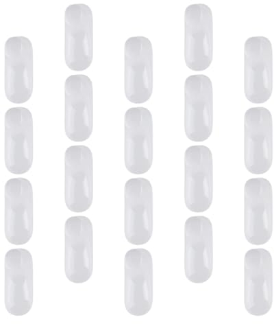 KOMBIUDA 20paare Kunststoff Babyschuhe Display Halter Junge Mädchen Socken Fußhalter Präsentation Ständer Transparent Form Halter Für Geschäft Und Lager