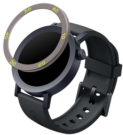 kwmobile Schutzring kompatibel mit CMF by Nothing Watch Pro 2 (D398) Fitnesstracker - Bezel Ring Lünette in Grau Grün