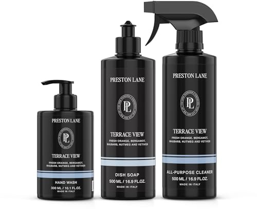 Preston Lane Hand Soap, Dish Soap & All-Purpose Cleaner Set, Terrace View