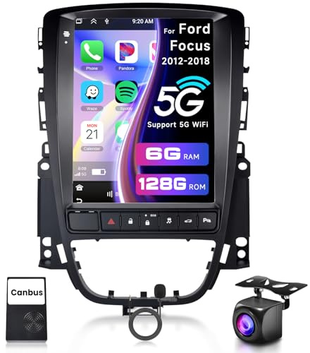 6G+128G for Buick Excelle/Vauxhall Astra 2006-2014 Android Car Stereo Wireless CarPlay & Android Auto 9.7 Inch Touch Screen Car Radio GPS/FM RDS/Wi-Fi/Bluetooth 5.1/Split Screen/USB/AHD Reverse Camera