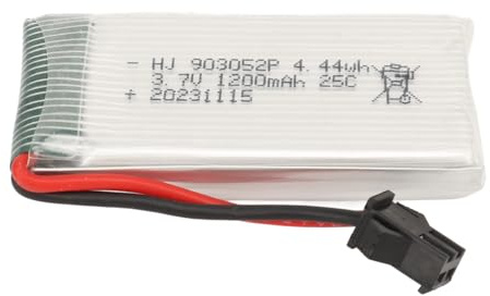 RASTKY Batterie Lipo 3,7 V 1200 MAh, Sûre et Haute capacité, Facile à Utiliser pour Quadrirotor X5SW, Conception Légère pour la Photographie Aérienne