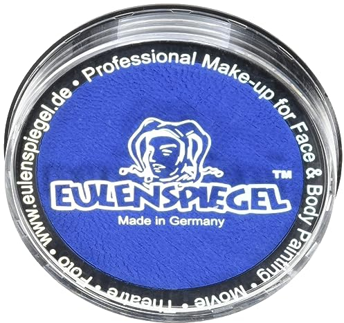 Eulenspiegel 183557 - Profi-Aqua Schminke in der Farbe Himmelblau, 20 ml, vegan
