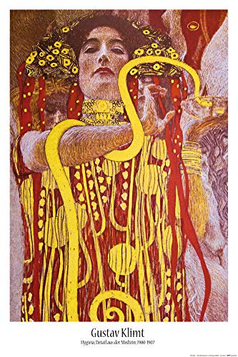 1art1 Gustav Klimt Poster Hygieia, Detail Aus Der Medizin, 1900-1907 Plakat | Bild 91x61 cm