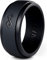Rinfit Silicone Rings for Men 9mm Wide, 2mm Thick - Mens Rubber Wedding Bands - Infinity Silicone Rings for Him - Patented Design, 6 UK, Silicone, No Gemstone