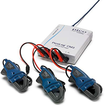 Pico Technology PicoLog CM3 Current Data Logger Kit USB Ethernet 3 Channel with 3 current clamp, Software and PicoLog Cloud