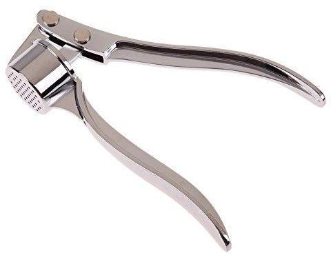 GMMH Knoblauchpresse Knoblauchschneider Garlic Press Knoblauch Rostfrei Spülmaschinenfest (4)