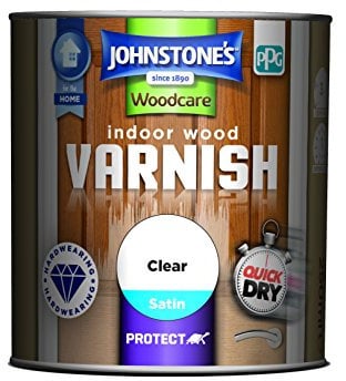Johnstone's Woodcare Indoor Wood Varnish - Clear 250ml