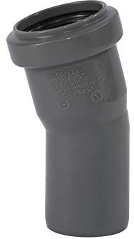 Ostendorf 171100 HTsafe Bogen 15 Grad DN 40 mm HT-Rohr