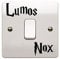 Harry Potter Lumos Nox Lichtschalter-Aufkleber aus Vinyl (hell/dunkel)