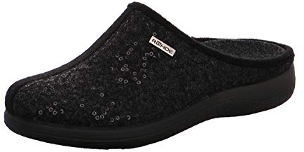 Rohde Damen, Frauen, Pantoffeln, Hausschuhe,Wechselfußbett | Hausschuhe, Grau, Damen, Schuhe