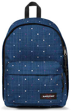 Eastpak OUT OF OFFICE Zaino Casual, 44 cm, 27 liters, Blu (Little Grid)
