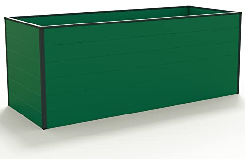 GFP Hochbeet Kräuter-Gemüse-Beet Aluminium Christina - 195x77x77cm - grün