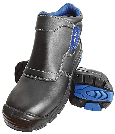 REIS BCH-DREZNO-S3_45 Composite Power Chaussures de sécurité pour Soudeur Noir/Bleu Pointure 45