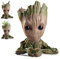 Baby Groot Flowerpot Tree Man Planter Flower Pot with Drainage Hole Pencil Pen Holder,Diligencer Office Party Ornament Christmas Birthday Gift Planter 6