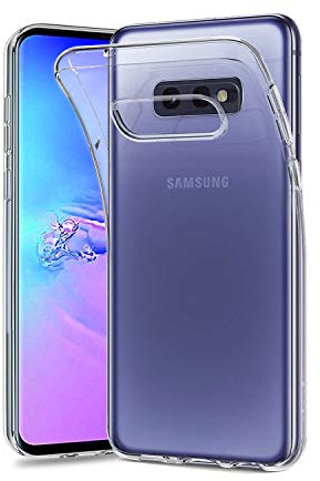 NEW'C Coque pour Samsung Galaxy S10e Ultra Transparente Silicone en Gel TPU Souple Coque de Protection avec Absorption de Choc