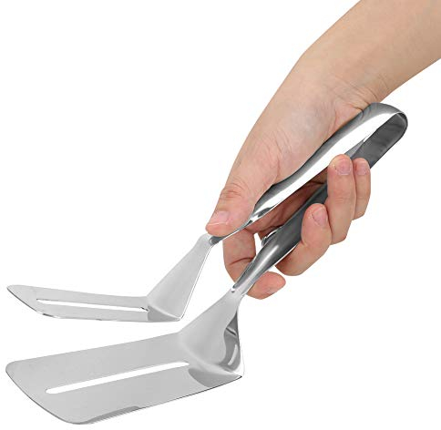 Edelstahl Steak Clip Brotklemme Mehrzweck Lebensmittelzange Pizza Spatel BBQ Grill Kochwerkzeug Serviert Buffet Zange Servierzangen