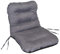 PillowPrim Sitzkissen für gartenstühle – Kissen für Balkon – Für Gartenliebhaber – Langlebig & Wetterfest – Hellgrau – 48x48 cm, Hoher Rücken 48 cm