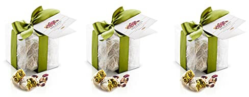 3x Brontedolci Dolcetti al Pistacchio Weihnachtssüßigkeiten mit Pistazien 150g