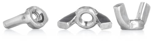 YoiYee M4 Wing Nut, 304 Stainless Steel(A2-70), Pack of 20