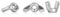YoiYee M4 Wing Nut, 304 Stainless Steel(A2-70), Pack of 20