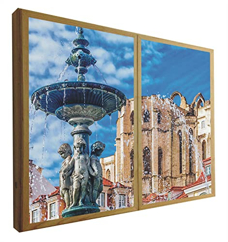 CCRETROILUMINADOS Finestra illuminata con LED vista alla Convenzione della nostra signora del Monte Carmelo