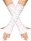 BEEK Damen Fingerlose Handschuhe Dehnbar Arm Handwärmer Lange Fäustlinge Arm Handschuhe Winter Warm Lange Ärmel Warm Strick Handschuhe Pluswärmer Handstulpen Armwärmer Stulpen 1 Paar