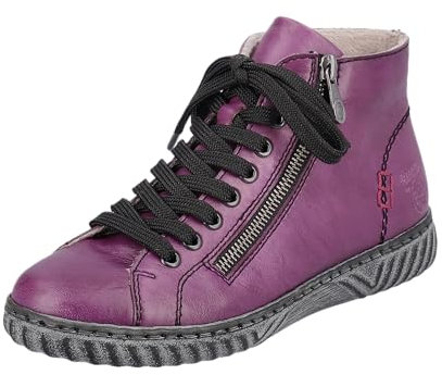 Rieker Women's N0921 Lace-up, red, 3.5 UK