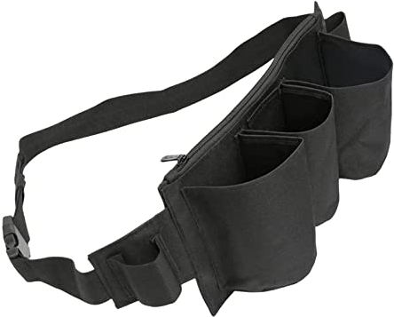 Bothyi Tool Pouch Waist Belt Bag House Cleaning Tool Belt Multipurpose Tool Belt Carrying construction Tool Belt for Housekeeping Gardening, Black