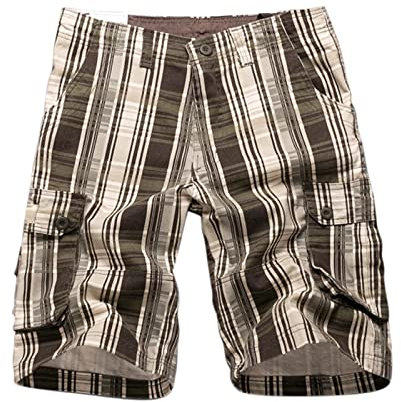 Herren Sommer Bermuda Kurze Hosen mit Taschen Cargo Shorts Lose Cargohose Camouflage Chino Herren-Shorts Basic Arbeitshose Sport Laufshorts Streetwear Knielänge