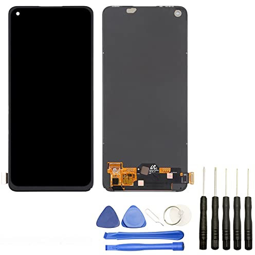 JUANIO Pantalla Completa Compatible con OPPO Find X5 Lite 5G CPH2371 Talla 6.43 Negro Vidrio Táctil + Pantalla LCD + Herramientas -VISIODIRECT-