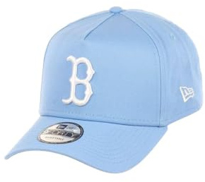 New Era Boston Red Sox MLB Cooperstown Sky Blue 9Forty A-Frame Snapback Cap - One-Size