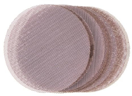 QUARKZMAN 10 Stück Schleifpapier 100mm Klett, 400 Körnung Schleifscheiben Schleifgitter Nassschleifpapier Schleifnetz, Schleifpads für Auto Holz Trockenbau Metall Polieren