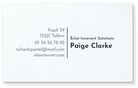 50 bis 5000 Individuelle Visitenkarten Classic - UTTSCHEID (12)