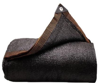 Netz Sichtschutz 2/3/4/5/6/8/10M Schattennetz Schwarz Schattierungsnetz Sonnensegel Mit 90% Schattierwirkung Für Pergola, Garten, Gewächshaus, Hühnerstall, Draussen(Size:4x6m/9.9x19.7ft)