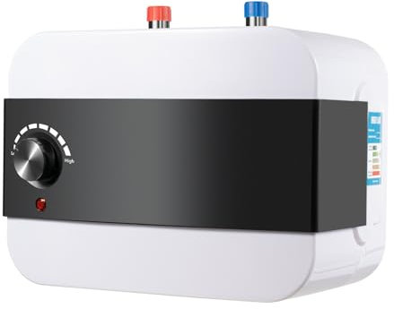 HarBin-Star Chauffe-eau électrique de 6 l - 1500 W - Chauffe-eau instantané 0 à 65 °C - Étanchéité IPX4 - Pour lavabo, cuisine, salle de bain