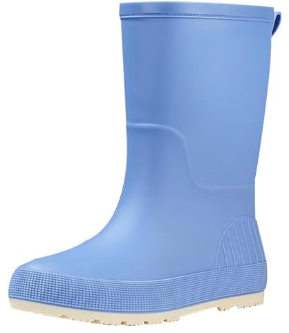 Laquieio Stivali Da Pioggia Donna Adulto Stivali Da Pioggia Medie per Esterni Resistenti al Vento Scarpe da Lavoro da Cucina Stivali da Acqua Donna Pioggia Offerta, blu, 39 EU