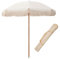 KXWOQ3ED Sombrilla de Jardín Blanca con Flecos, Sombrilla de Playa Portátil Boho con Borlas, Sombrilla de Mesa de Patio Exterior, Protección UV Impermeable