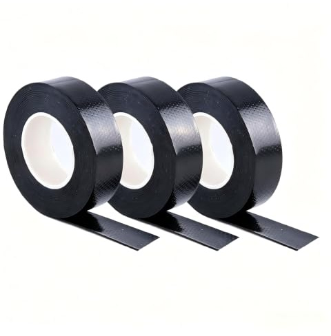 Haluway 3 Pack Self Amalgamating Tape (19mm x 5m) - Waterproof Leak Repair Tape, High Voltage Insulation & Plumbing Sealant for Pipes, Electrical Joints