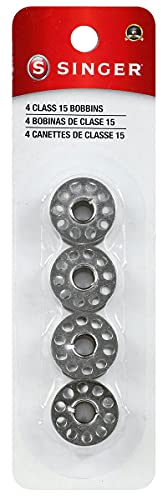 Singer Spulen, Klasse 15, Metall, 4-Pack
