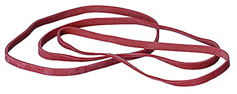Gummiband 4 x 130 mm (B x Ø), 50 g, rot