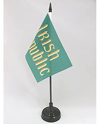 AZ FLAG - Tischflagge Republik Von Irland - 15x10 cm - Irische Tischfahne 10 x 15 Cm - Flaggen