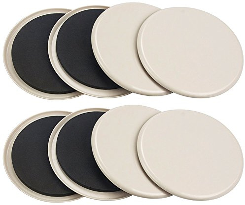 Liyic 8 Pack 7in. PREMIUM Reusable Furniture Movers for Carpet,Heavy Furniture Sliders Heavy Furniture Glider,Carpet Slider Furniture Mover,Furniture Moving Pads Furniture Moving Slider