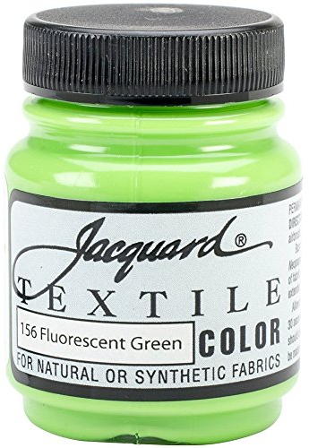 Tessile Jacquard Colore Tessuto Vernice 2.25 Oz Fluorescente Verde