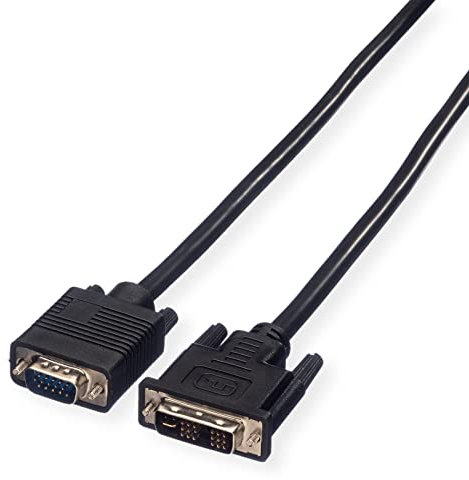VALUE Câble DVI, DVI (18+5) M-VGA M, 2,0 m