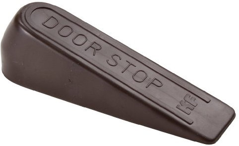 Waxman 4217695N Door Stop, Walnut
