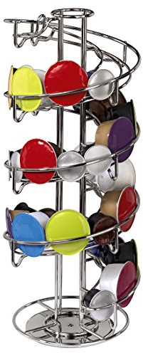 Xavax drehbarer Kaffee-Kapselständer Scivolo, universal (z.B. für Dolce Gusto, Lavazza, Tchibo, Nespresso, Tassimo)