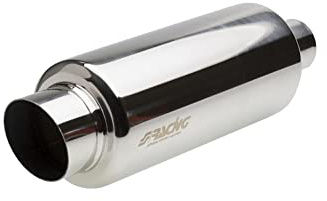 Simoni Racing ESR085 Exhaust Muffler Rounded, Inox